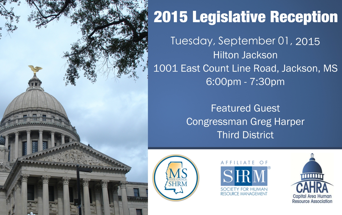 MS SHRM Legislative Reception 2015