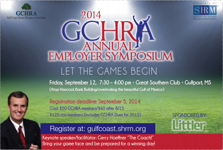 Gulf Coast HRA, 2014 Symposium