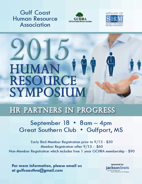 Gulf Coast HRA 2015 Fall Symposium
